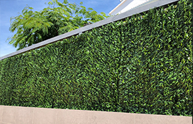 seto artificial verde instalado