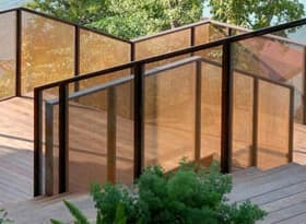 barandilla exterior acero corten