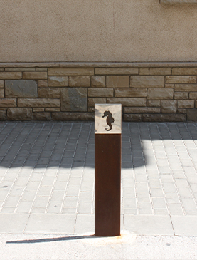 señal instalada corten señal instalada corten