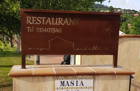 rotulo restaurante instalado