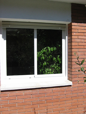 ventana corredera de aluminio instalada