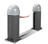 Barrera automática con cadena