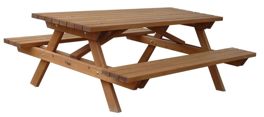 Nuevo conjunto mesa picnic en madera Jorvi