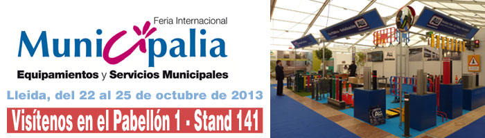 Visite nuestro stand en Municipalia 2013