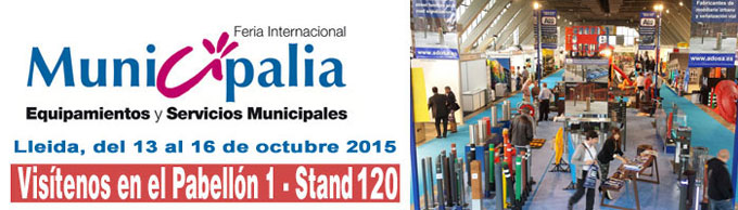 Ado en la feria del mobiliario urbano Municipalia 2015