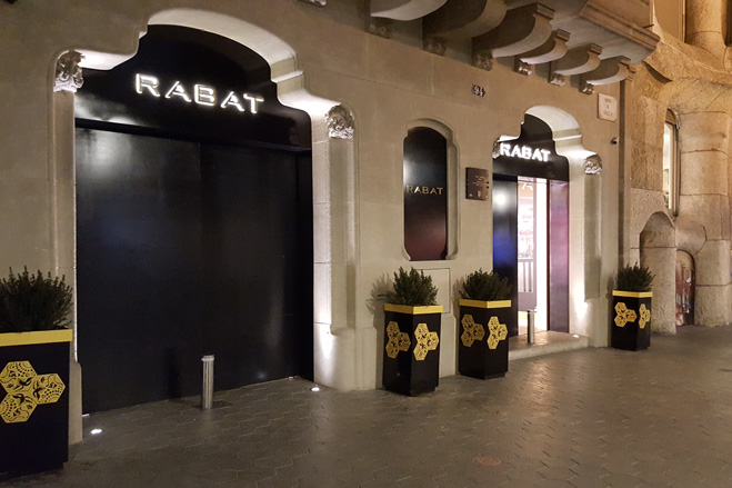 Bolardos escamoteables de seguridad joyería Rabat