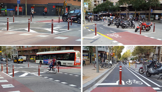 Pilonas flexibles alta resistencia y visibilidad A-­Resist para carriles bici