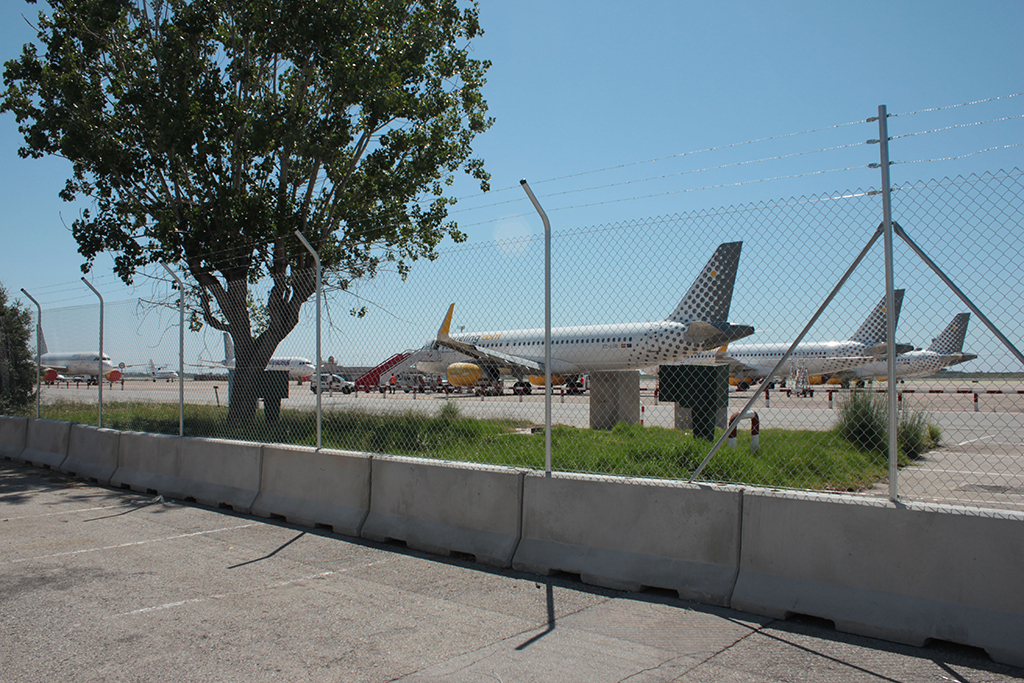 vallado simple torsión aeropuerto de barcelona