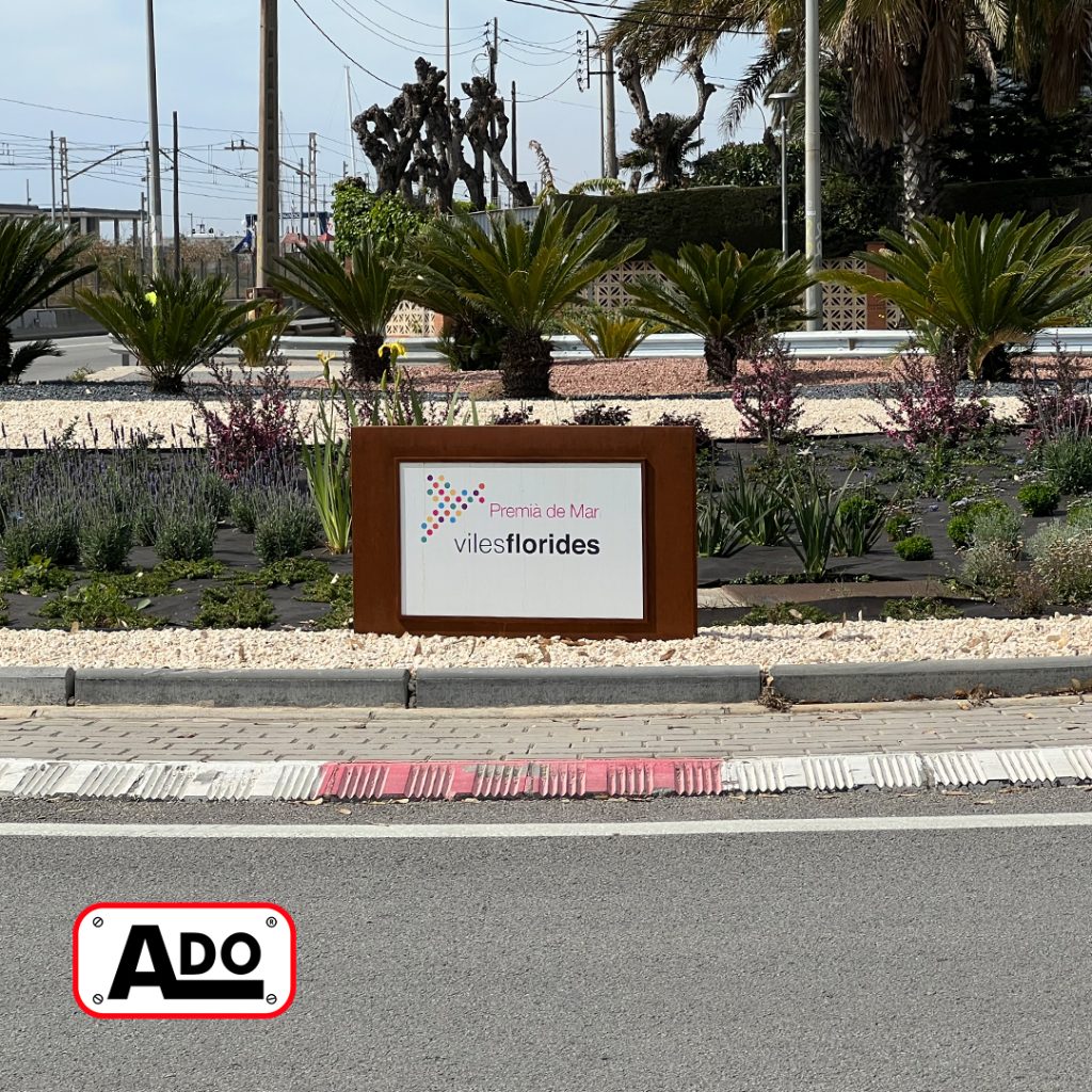 Señal viles florides premià de mar