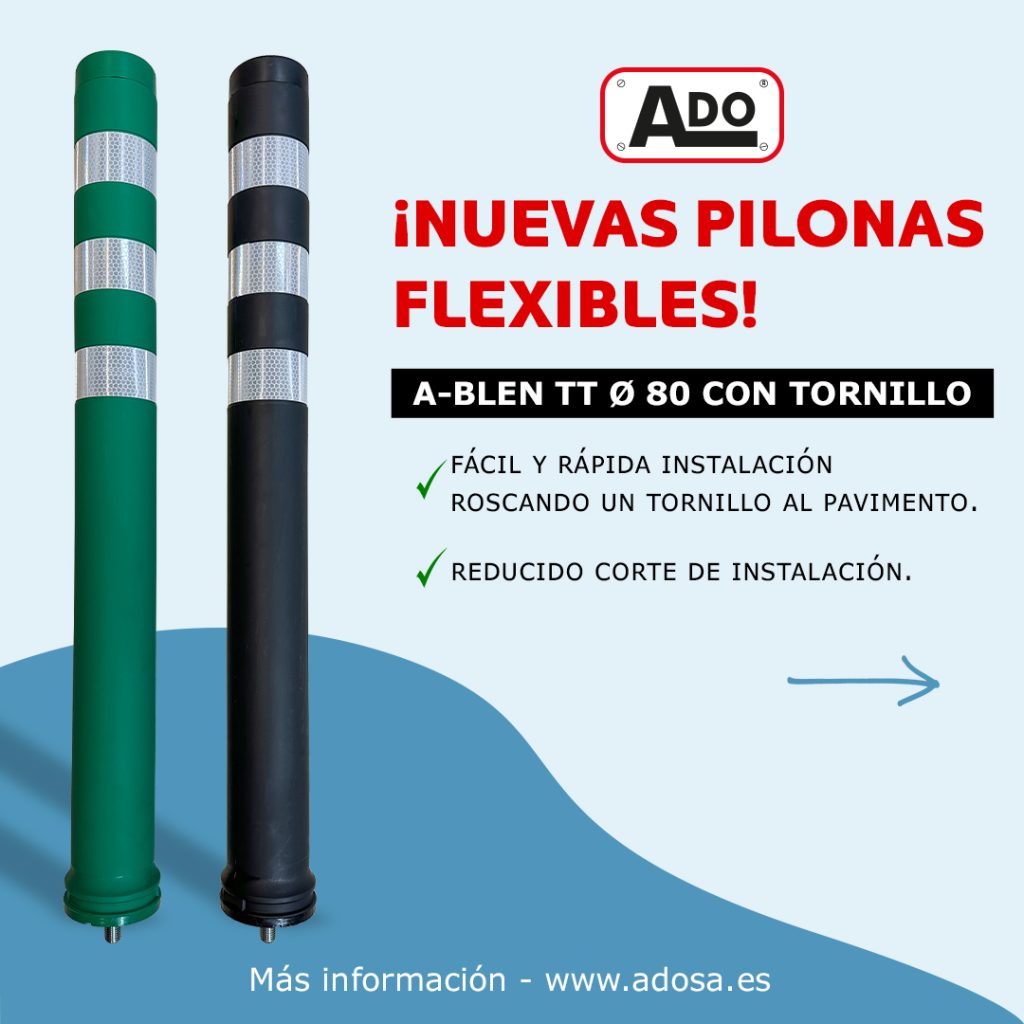 🆕¡Nuevas pilonas FLEXIBLES con TORNILLO! 📣