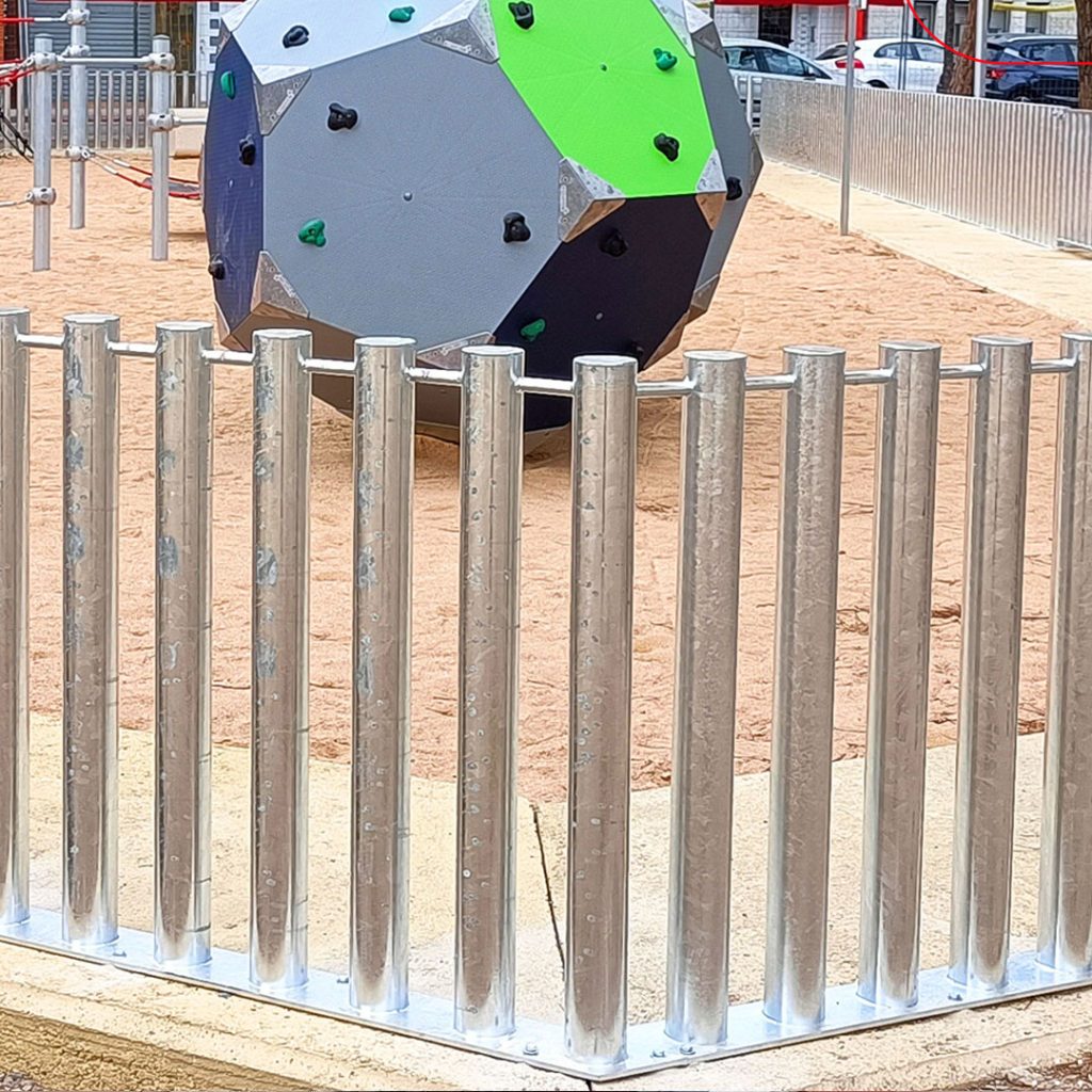 valla modular para parques infantiles