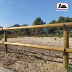 vallas de madera fabricadas por ADO