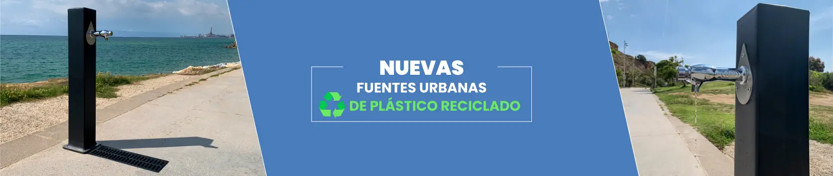 fuentes urbanas plastico