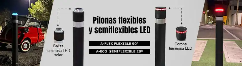 pilonas flexibles led