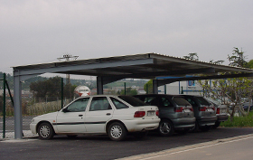 marquesina parking instalada marquesina parking instalada