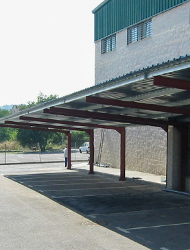 marquesina parking instalada marquesina parking instalada