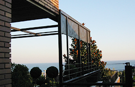 pergola de hierro instalada