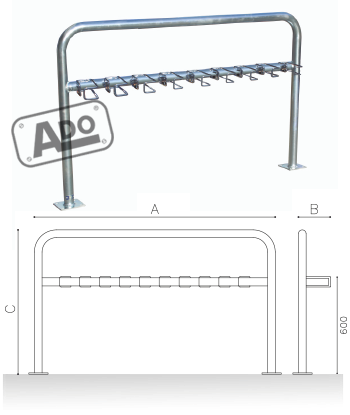 aparcapatinetes skater