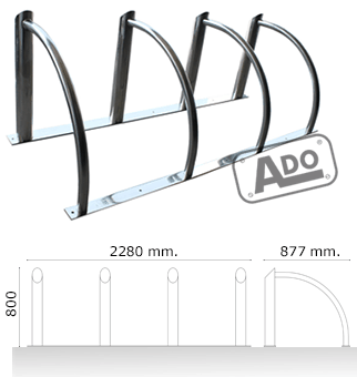 aparcabicicletas conjunto ari