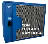 Taquillas y consignas para bicicletas o patinetes plegables block