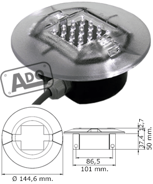 baliza luminosa cableada frost