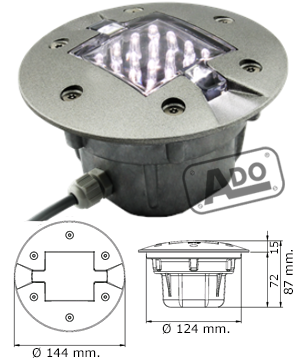 baliza luminosa cableada frost