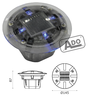 baliza luminosa solar watersky