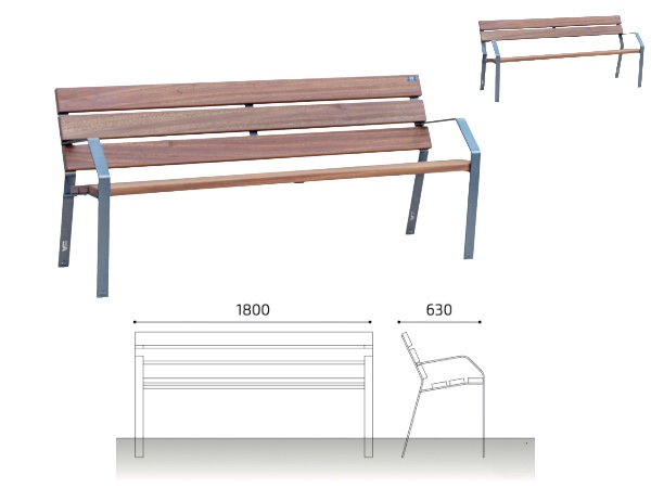 banco madera loa