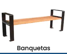 banquetas de madera