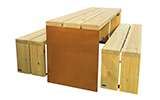 conjunto madera rustic
