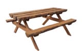 conjunto mesa madera rustico