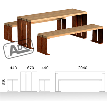 conjunto mesa y banquetas rustic conjunto mesa y banquetas rustic