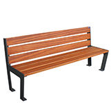 banco madera poesia
