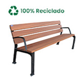 banco listones madera patas plastico nightfall