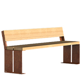 banco madera rustic