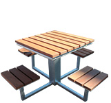 conjunto mesa con banqueta strong