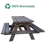 conjunto plastico reciclado isla