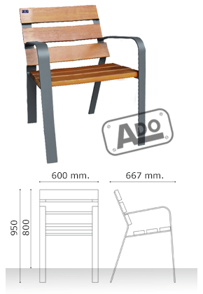 silla madera acorde