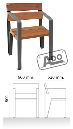 silla madera cervantes