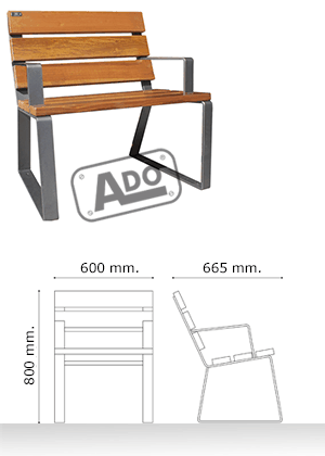 silla madera dama