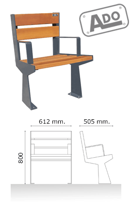 silla madera ente