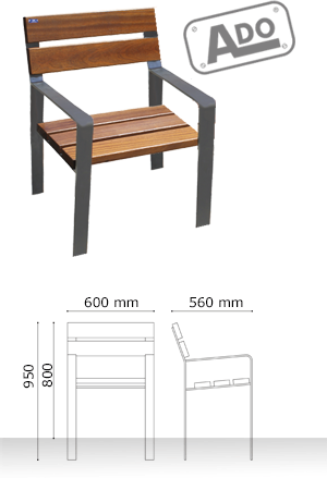 silla madera estilo