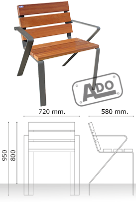 silla madera lorca