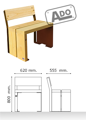 silla urbana rustic silla urbana rustic