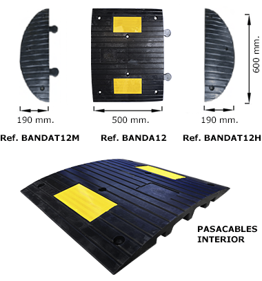 banda reductora y terminales 50 mm banda12