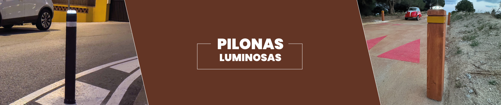 pilonas con luz calle ado pilonas luminosas