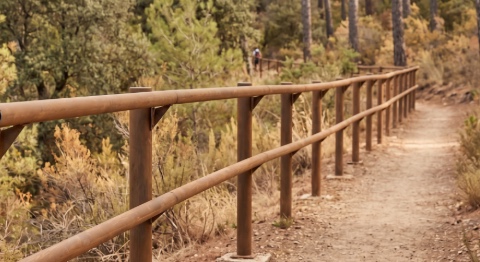 barandilla acero corten alpina plus