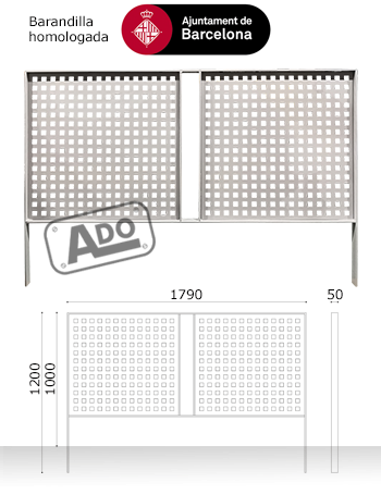 barandilla modular eixample