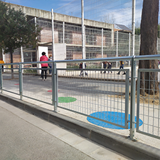 barandilla hera instalada en colegio