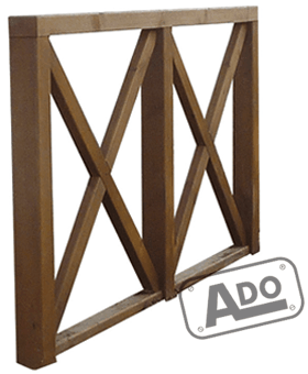 barandilla modular madera marvi barandilla urbana madera marvi